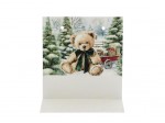 Christmas 'Winter Scene' PET-tasjes met karton Christmas 'Winter Scene' PET-tasjes met karton