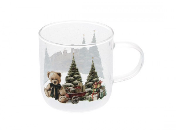 Christmas Winter Scene Glas Mok Christmas Winter Scene Glas Mok