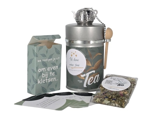 Thee cadeau blik - Ik Hou van Jou