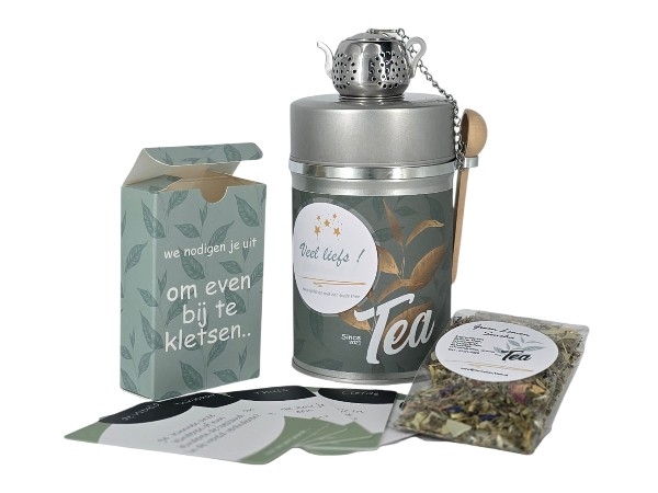 Thee cadeau blik - Veel liefs