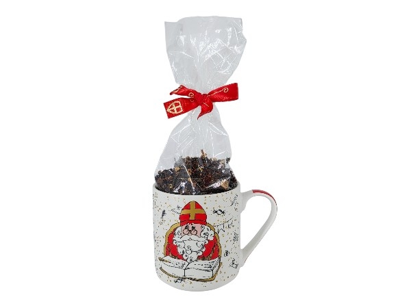Sint 'book' Vintage Mok met Speculaasthee Sint 'book' Vintage Mok met Speculaasthee