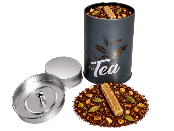 Sinaasappel Chai - Theeblik Sinaasappel Chai - Theeblik